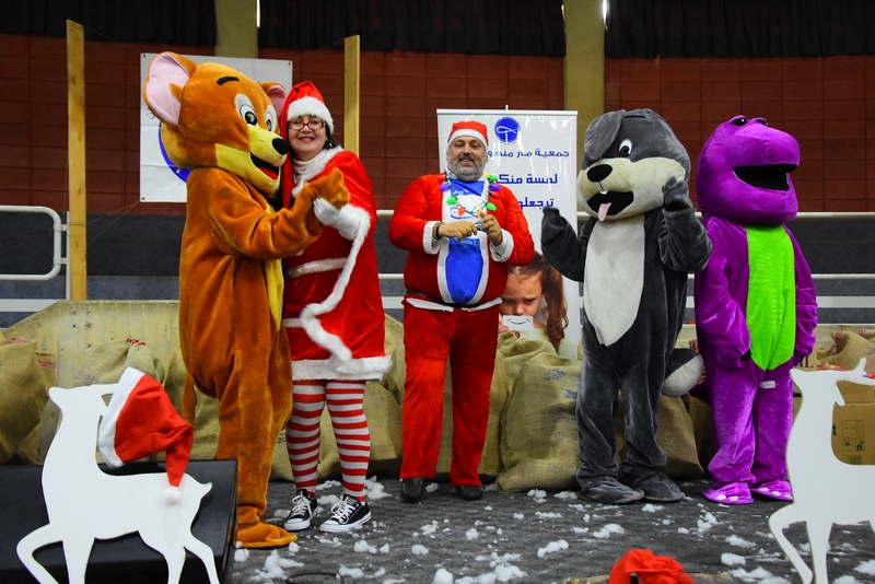 Saint Vincent de paul celebrating Christmas at Jesus & Mary school